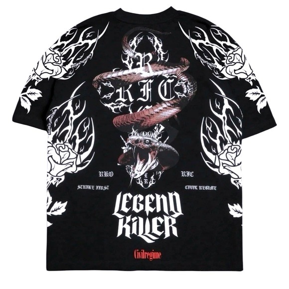 Civil Regime x WWE Randy Orton Legend Killer Premium T-shirt  Mens Oversized S - Picture 1 of 5